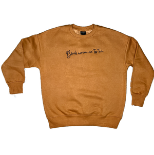 Black Women Are Top Tier Peanut Butter Crewneck